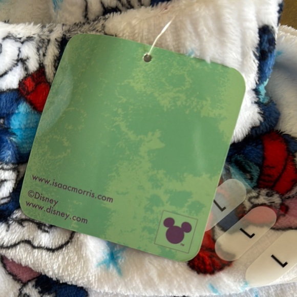 NWT Disney Stitch Plush Lounge Shorts - Blue, Red, White, Winter Themed - Picture 3 of 4